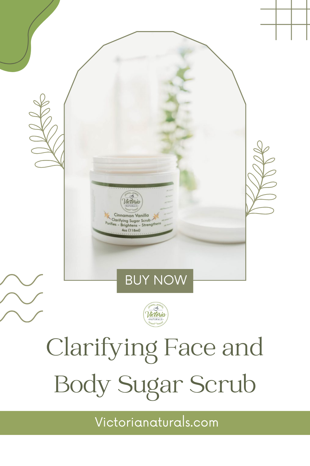 Clarifying Face and Body Sugar Scrub