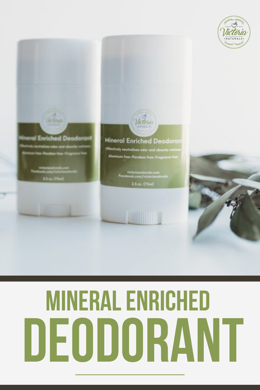 Aluminium Free Mineral Enriched Natural Deodorant