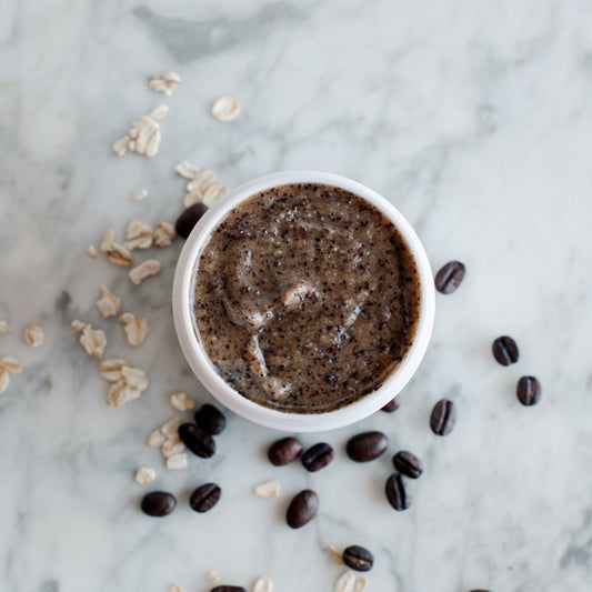 Coffee and Oat Skin Softening Sugar scrub
