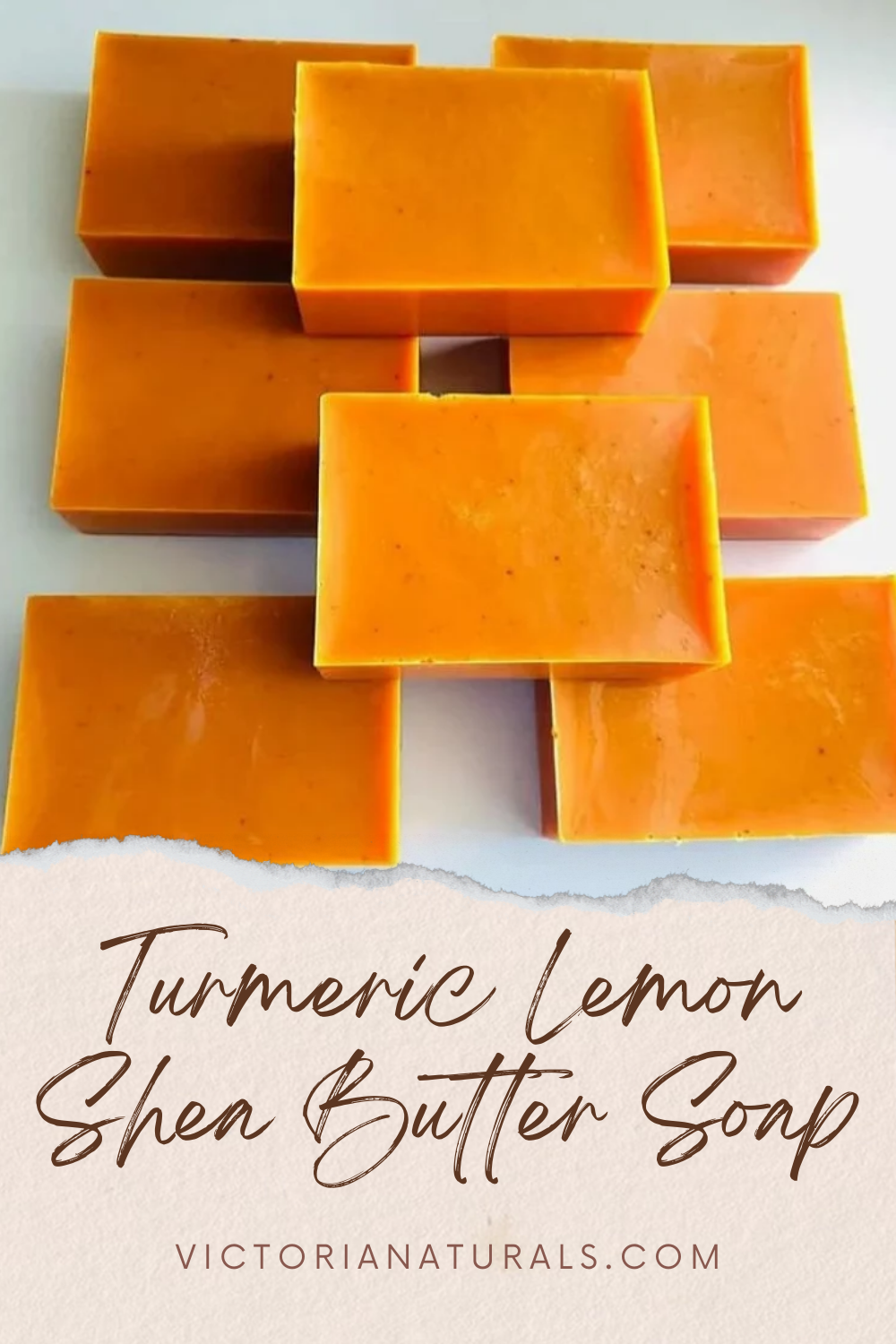 Toning Turmeric Acne Shea Butter Bar Soap