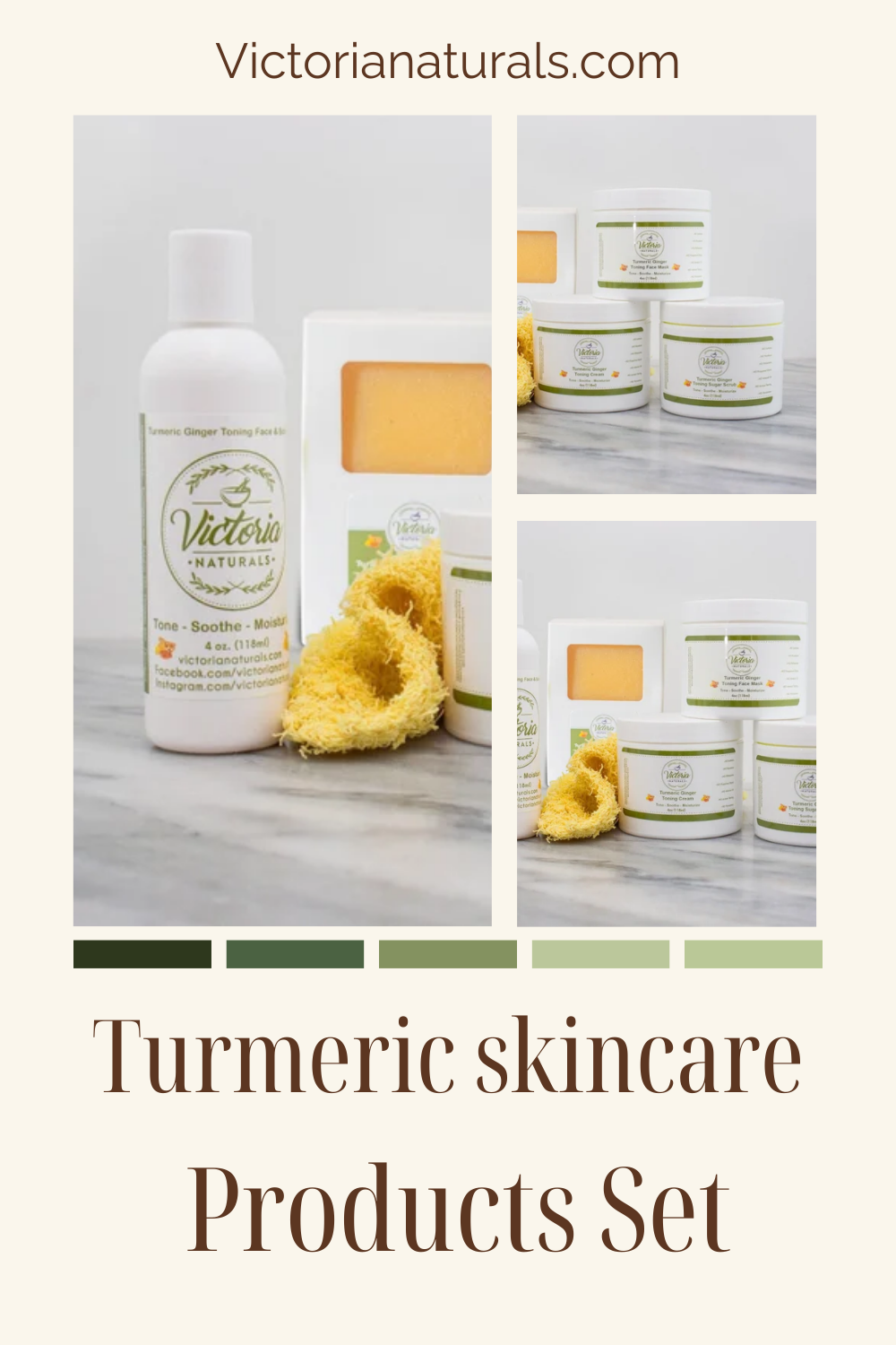 Toning Turmeric Acne Shea Butter Bar Soap