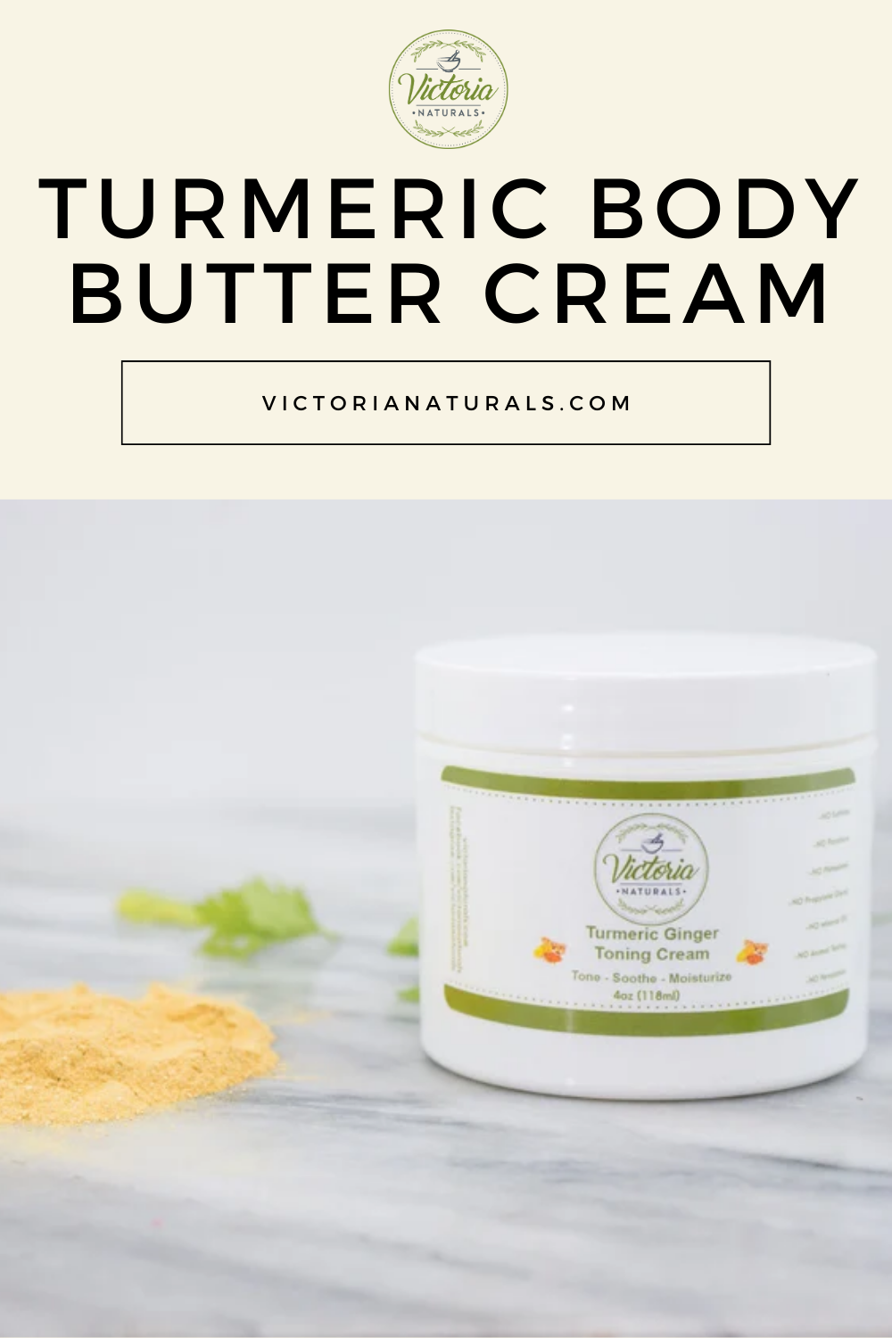 Toning Turmeric Face and Body Cream
