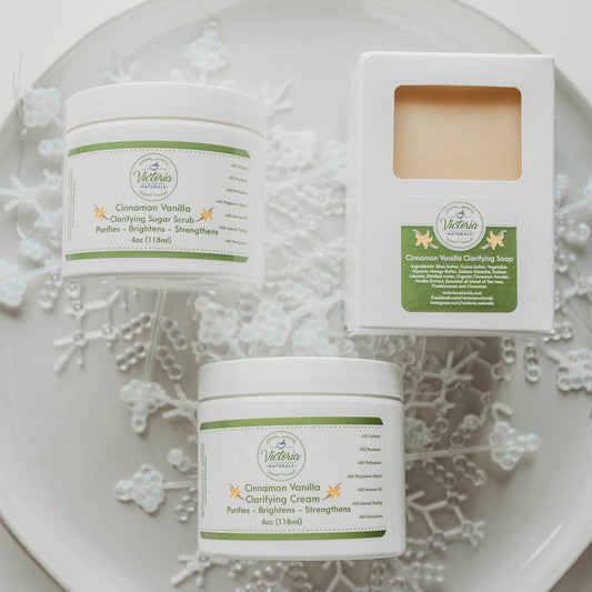 Clarifying Soap Scrub and Cream