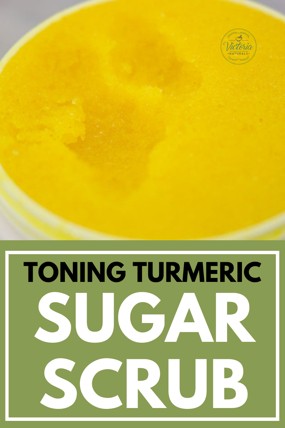 Toning Turmeric Sugar Scrub