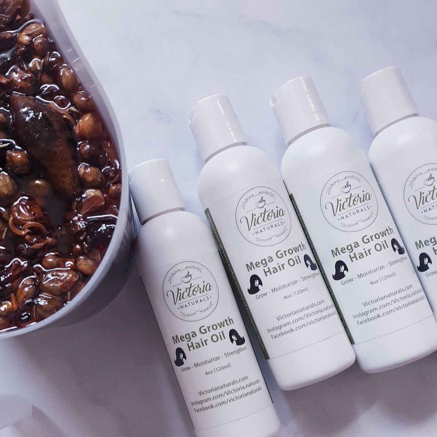 Mega Growth Hair Oil - Herbal Infused