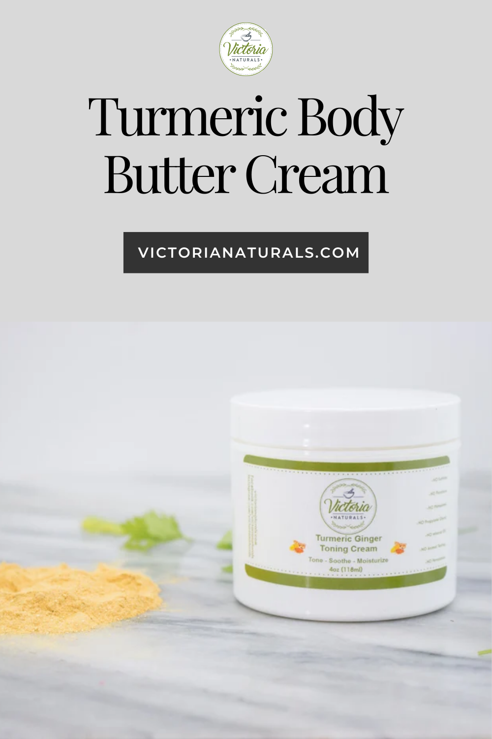 Toning Turmeric Face and Body Cream