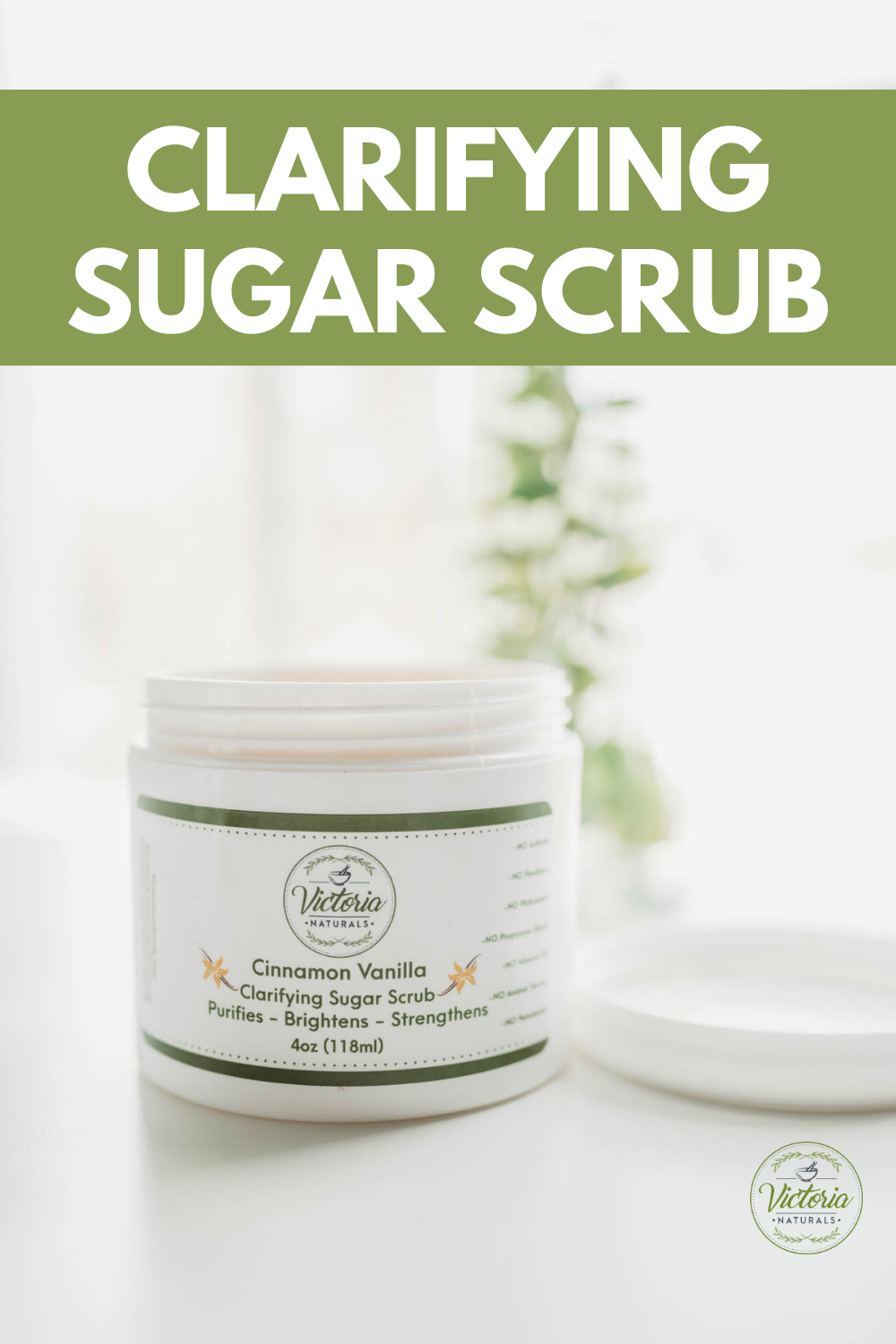Clarifying Face and Body Sugar Scrub