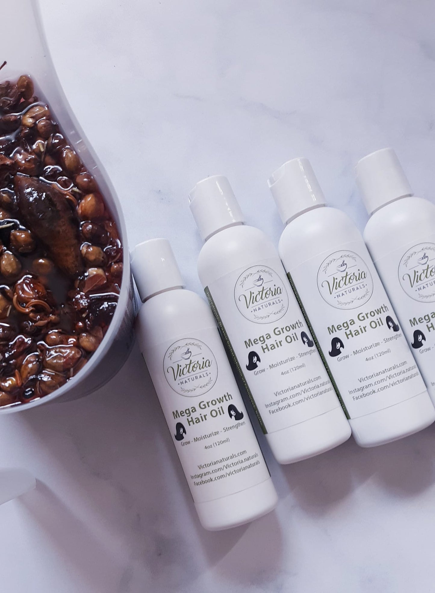 Mega Growth Hair Oil - Herbal Infused