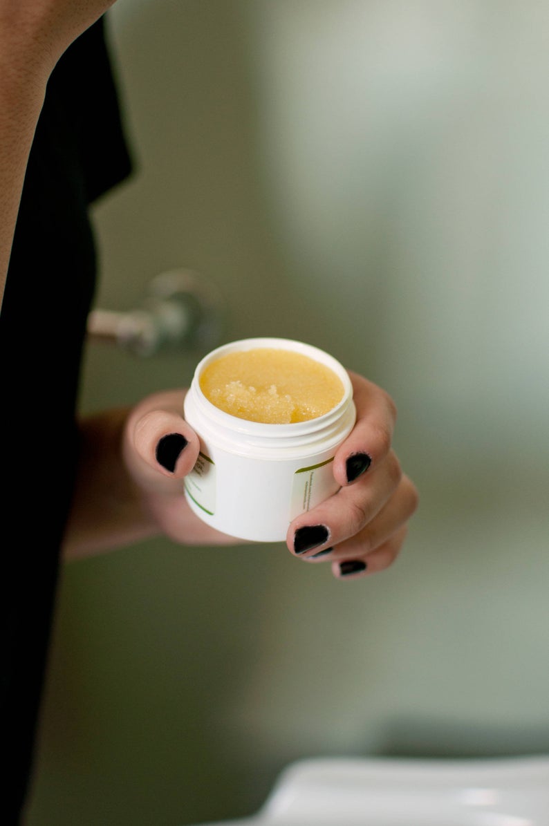 Organic Lip Scrub and Lip Balm Set